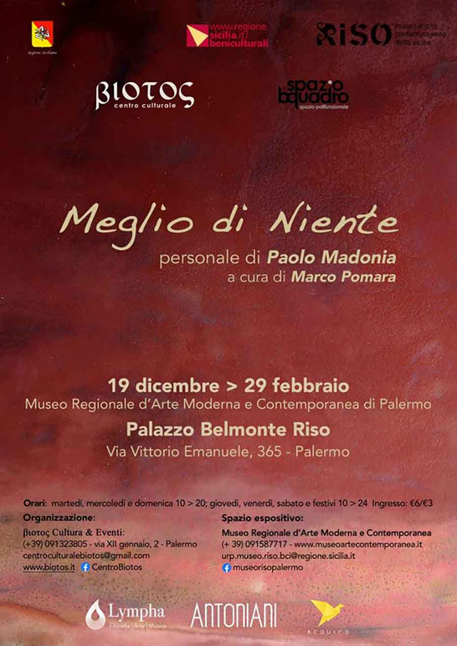 Mostra Meglio di niente Palermo