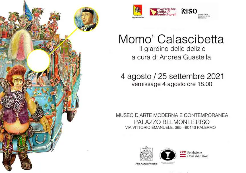 Mostra Il giardino delle delizie. Momò Calascibetta Palermo